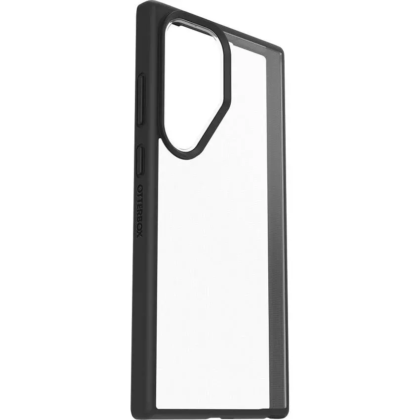 Etui OtterBox React do Samsung Galaxy S23 Ultra Przeźroczysty z czarną ramką