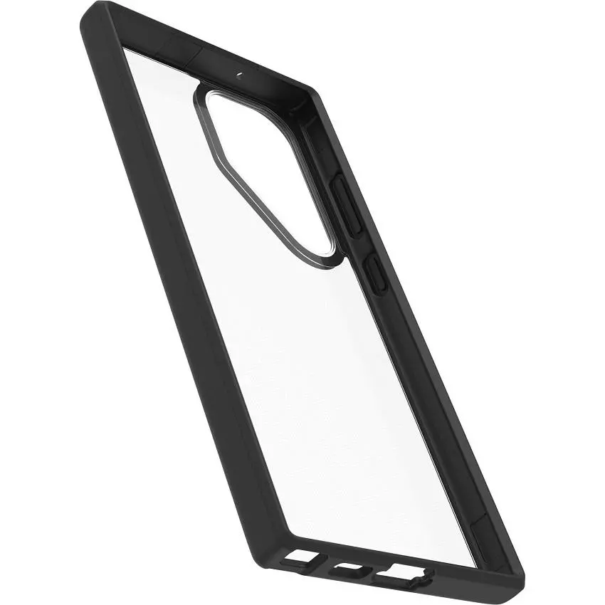 Etui OtterBox React do Samsung Galaxy S23 Ultra Przeźroczysty z czarną ramką