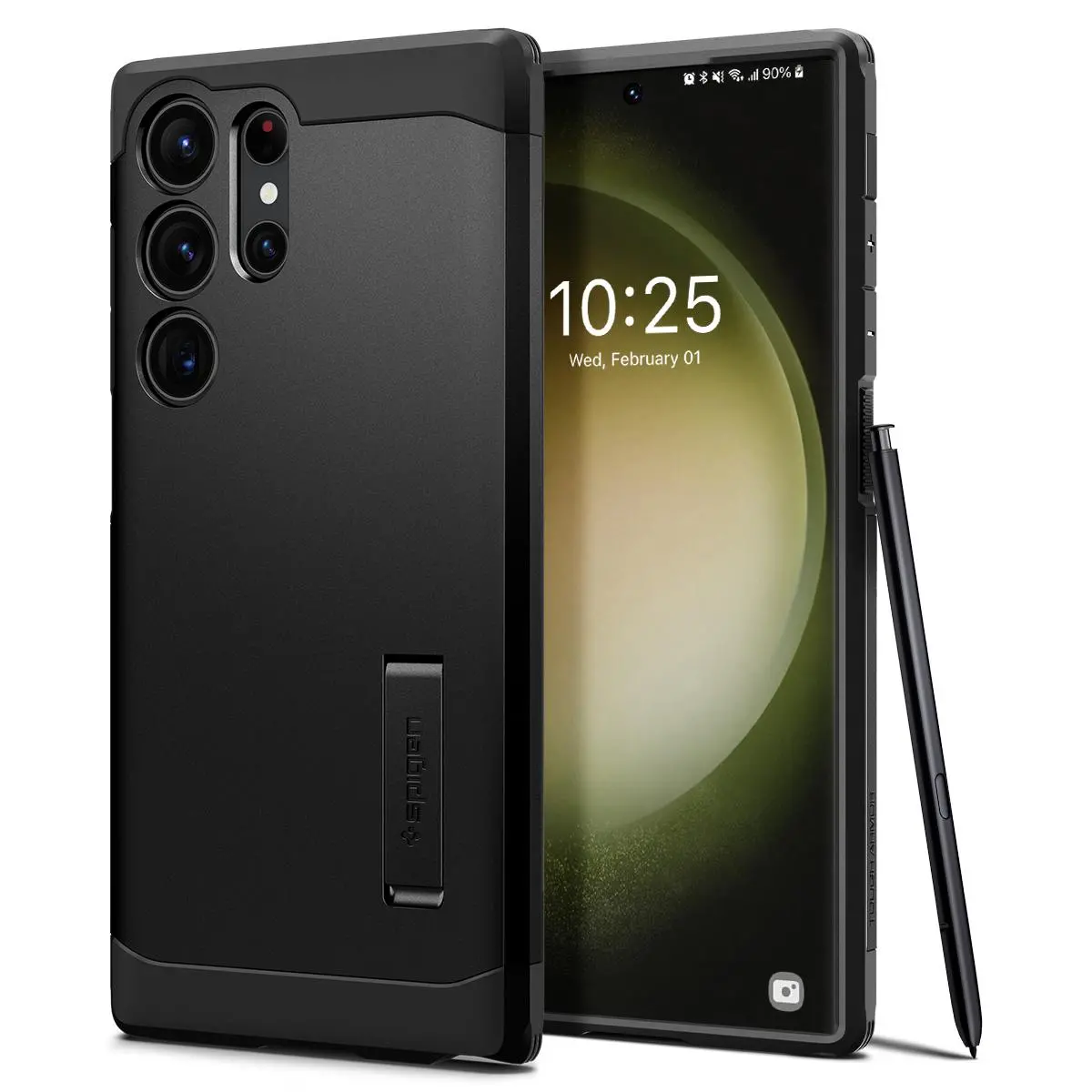 Etui Spigen Tough Armor do Galaxy S23 Ultra Czarny