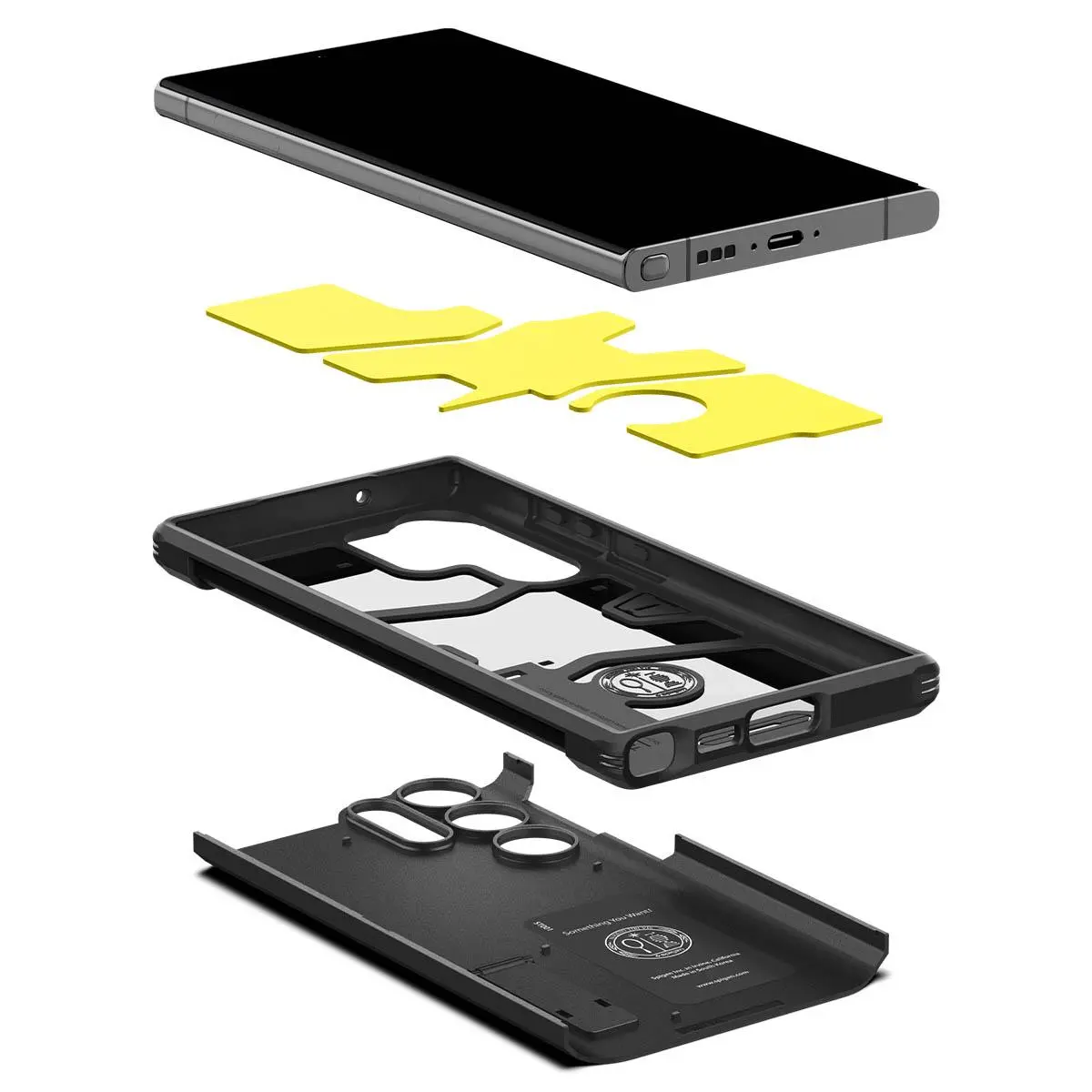 Etui Spigen Tough Armor do Galaxy S23 Ultra Czarny