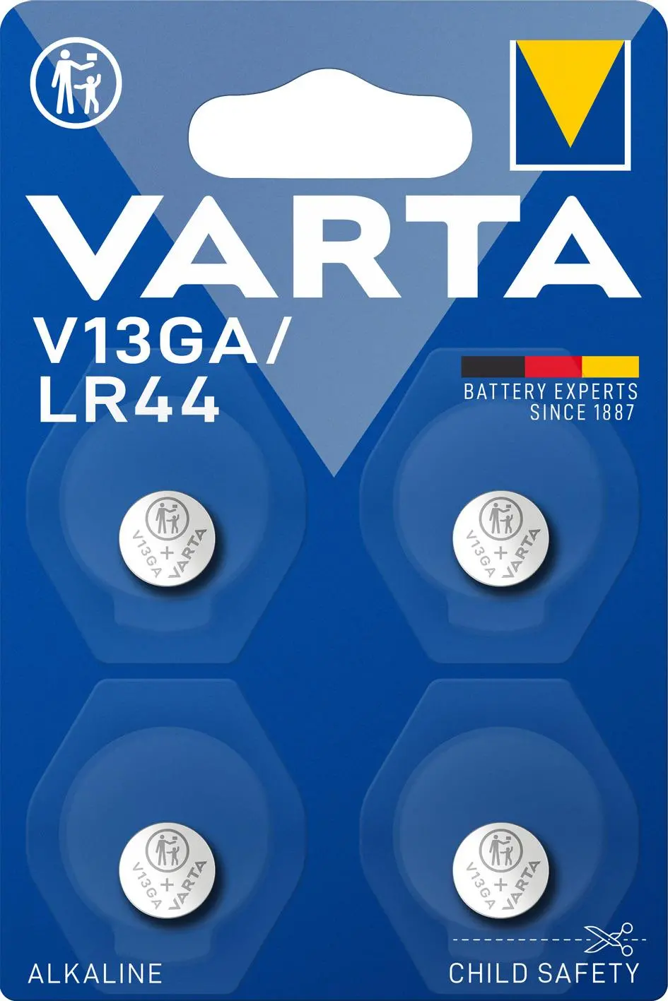 Baterie VARTA V13GA/LR44 4szt.