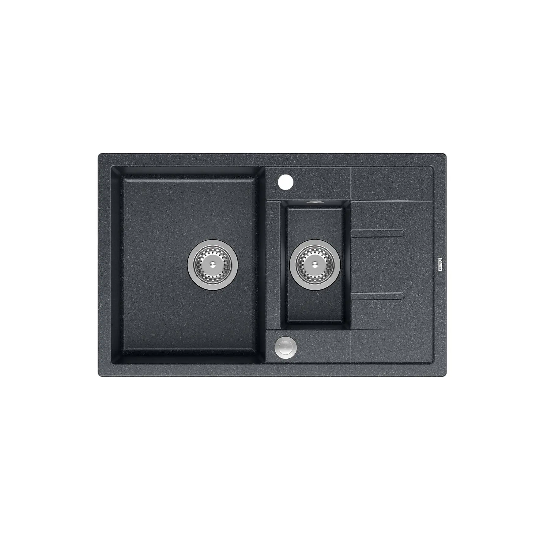 Quadron HB8224U8-BS P2O Morgan 156 Granitowy Czarny metalik/Stalowy