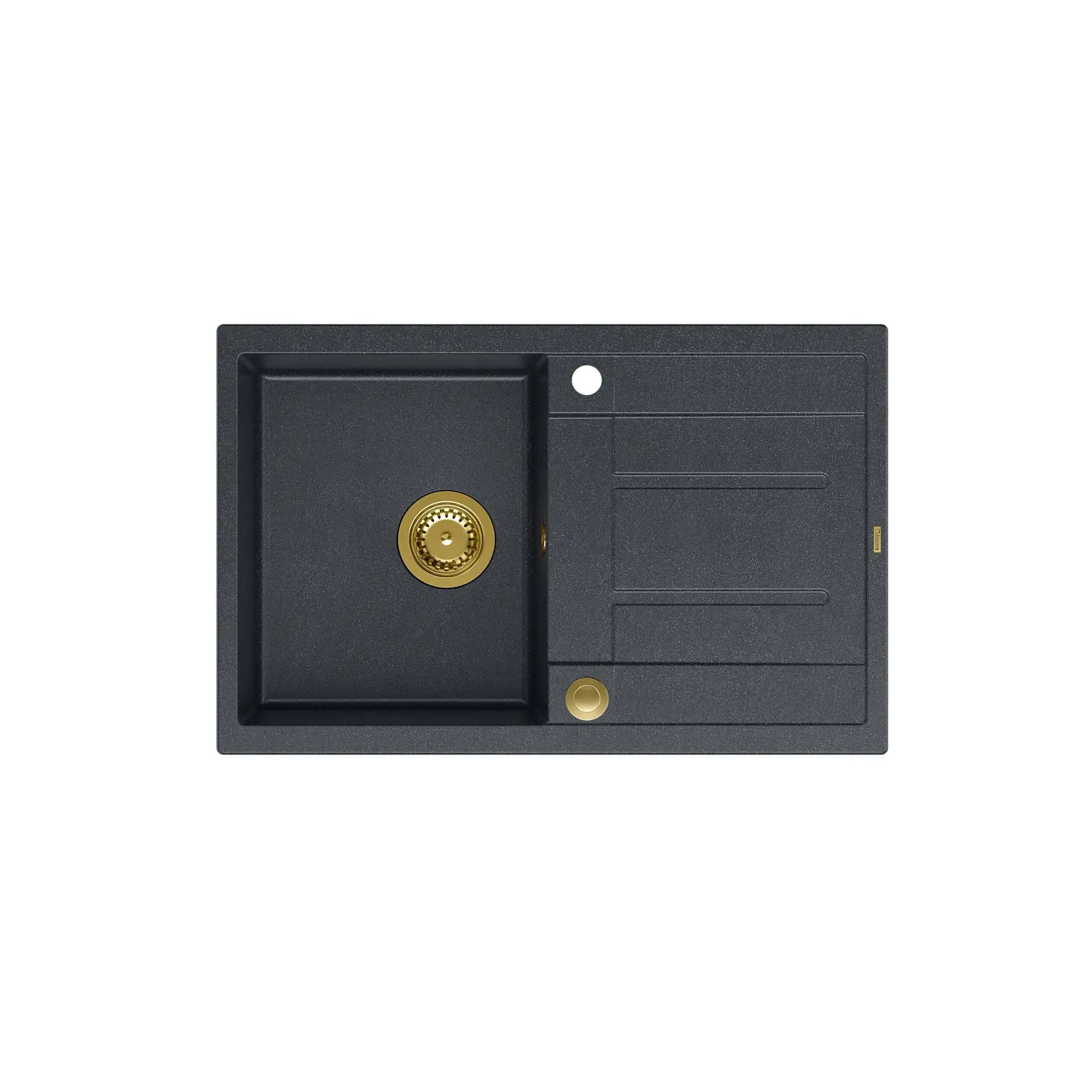 Quadron HB8203U8-G1 P2O Morgan 111 Granitowy Czarny metalik/Złoty