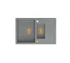 Zlewozmywak Quadron HB8224U5-C1 P2O Morgan 156 Granitowy Szary/Miedziany