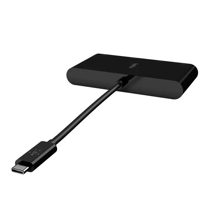Adapter Belkin AVC005BTBK multimedialny USB-C na HDMI, VGA, Ethernet, USB-A