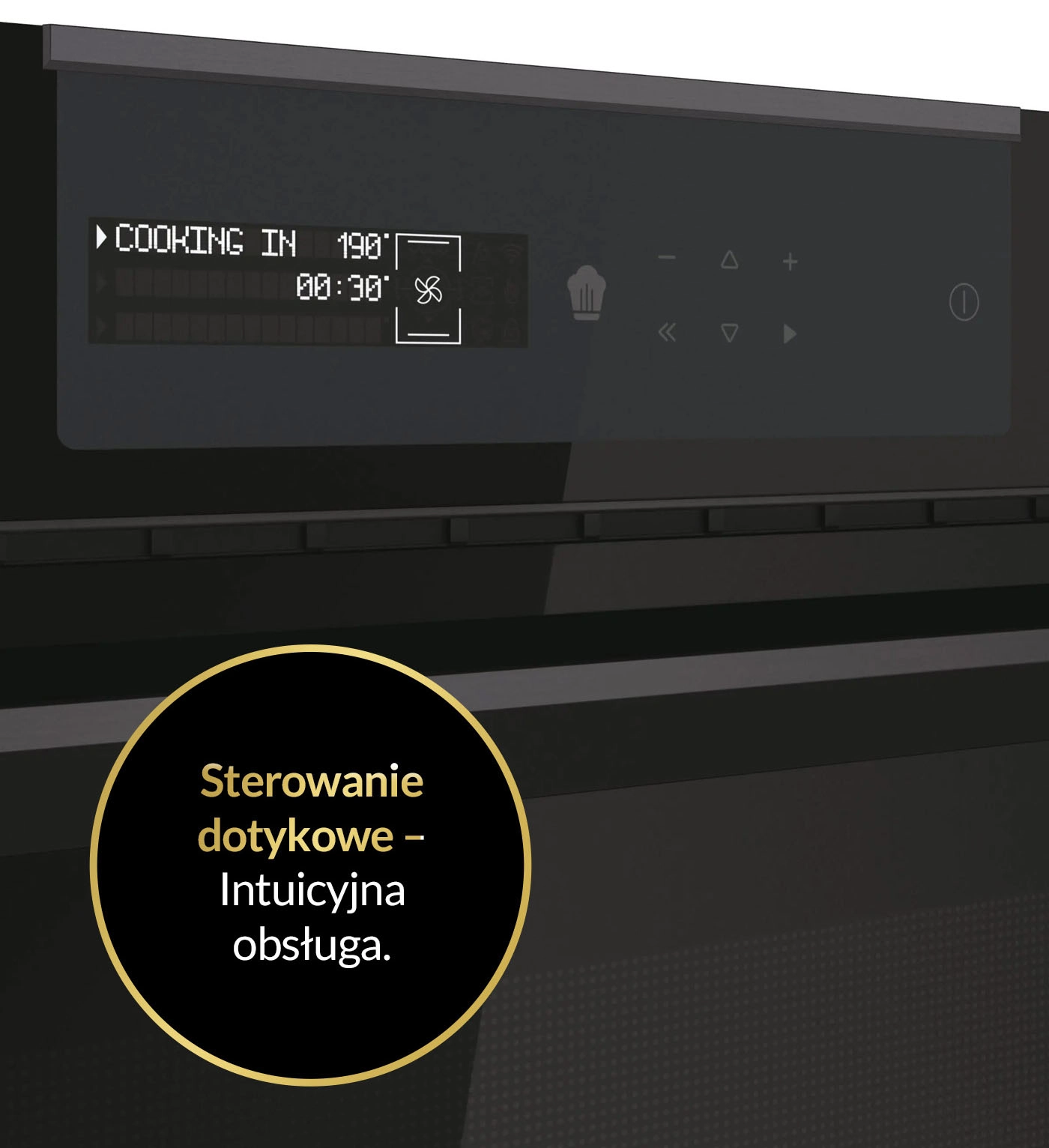 Piekarnik elektryczny parowy Haier I-Message Steam Seria 6 HWO45NM6SXB1Q Termoobieg Czarny