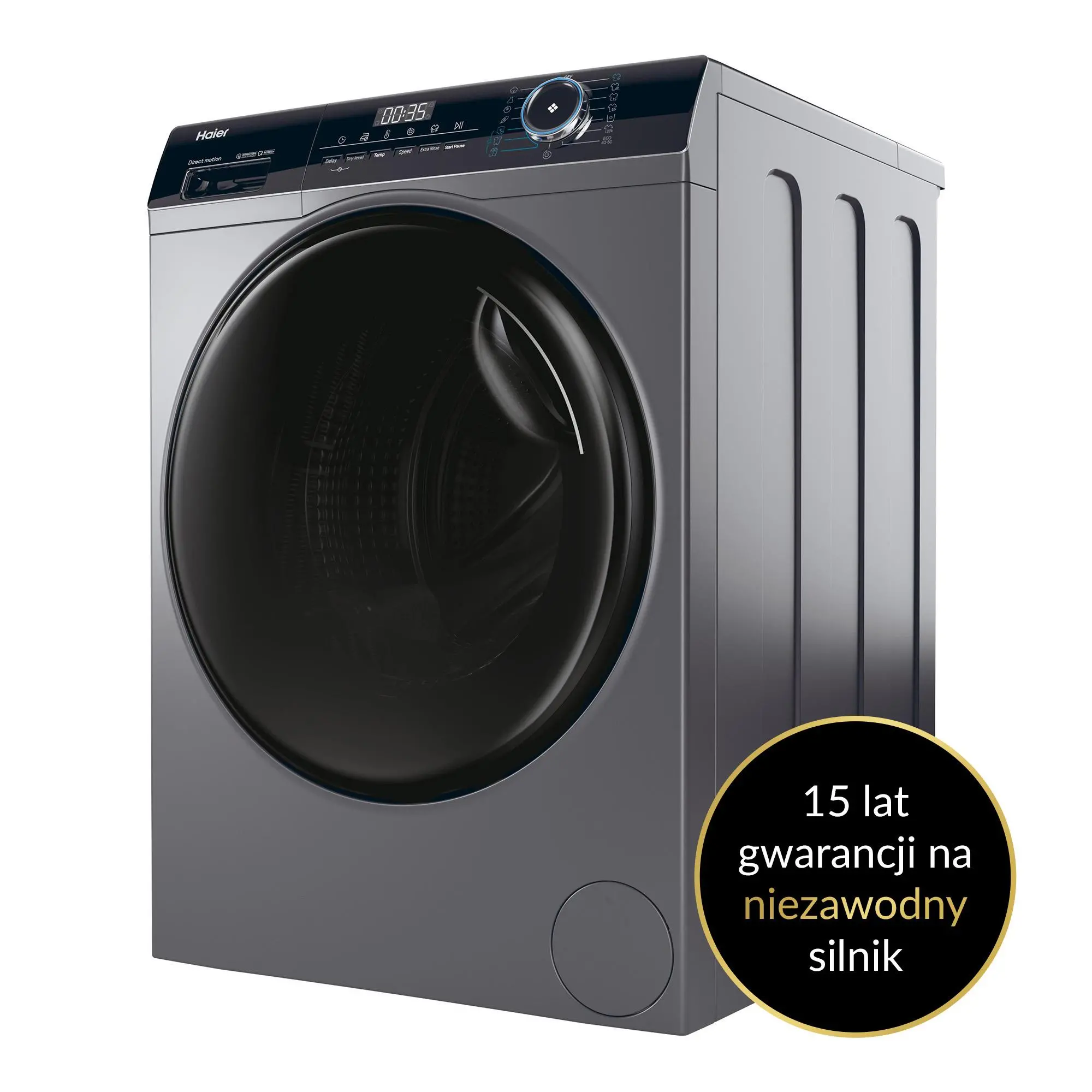 Pralko-suszarka Haier I-Pro 3 HWD80-B14939S8-S Silent Inverter 60cm 8kg/5kg