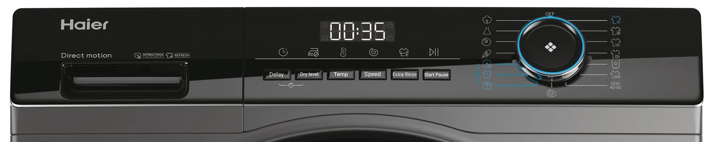Pralko-suszarka Haier I-Pro 3 HWD80-B14939S8-S Silent Inverter 60cm 8kg/5kg