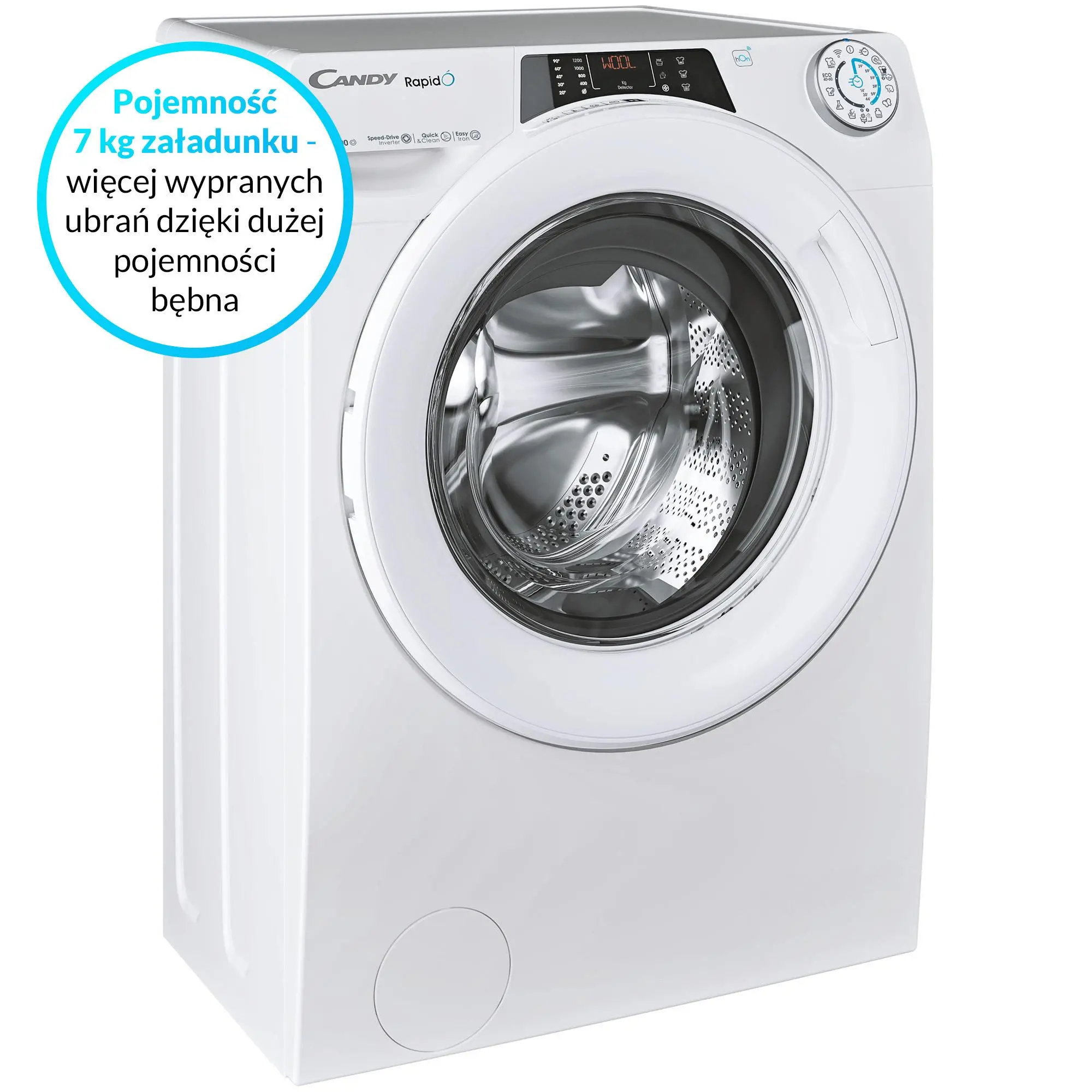 Pralka Candy RapidO RO4 1274DWMT/1-S Slim 7kg 1200obr/min Zdalne sterowanie