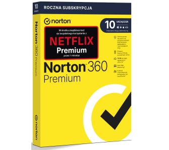 Antywirus Norton 360 Premium 75GB 10 Urządzeń/1 Rok + Netflix 1 m-c