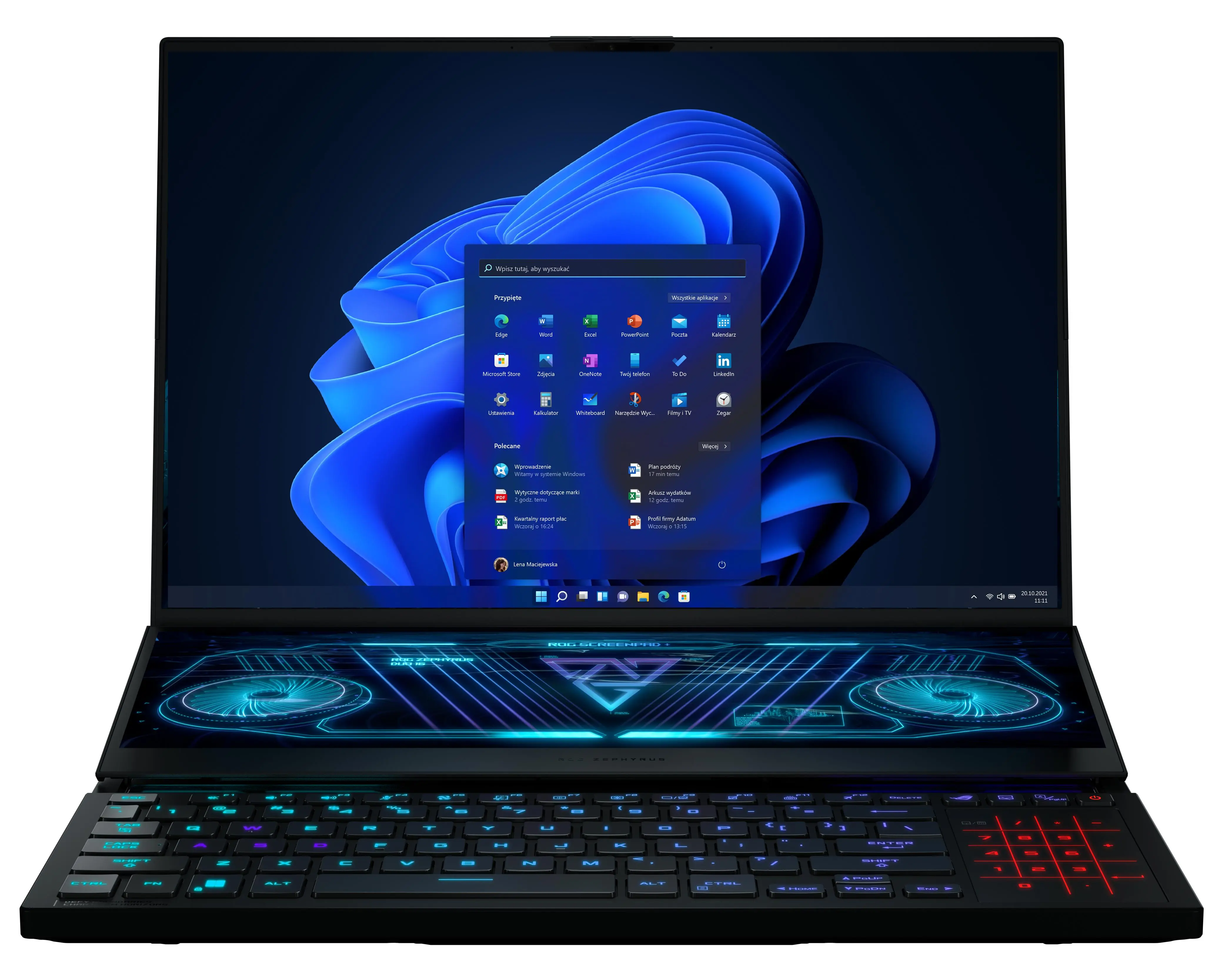 Laptop gamingowy ASUS ROG Zephyrus Duo 16 2023 GX650PZ-NM015W 16" 240Hz R9 7945HX 32GB RAM 2TB Dysk SSD RTX4080 DLSS3 Win11 Czarny