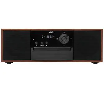 Wieża JVC RD-E761 16W Bluetooth Radio FM Czarno-brązowy