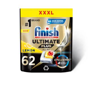 Kapsułki do zmywarki Finish Ultimate Plus Lemon 62szt.