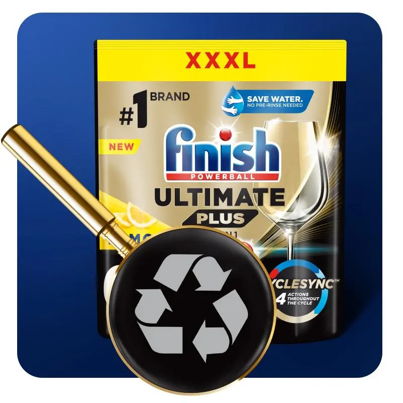 Kapsułki do zmywarki Finish Ultimate Plus Lemon 62szt.