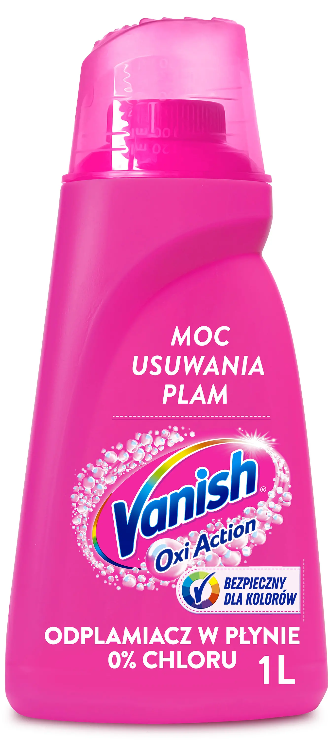 Vanish Oxi Action Pink do koloru i bieli 1l