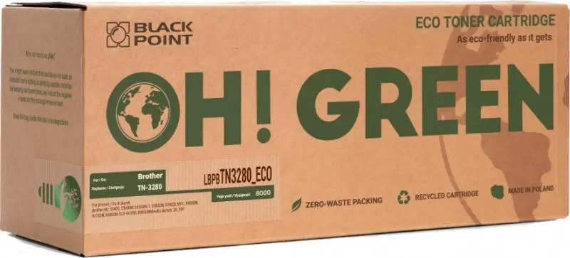 Toner Black Point OH! Green LBPBTN3280 ECO (zamiennik TN-3280)