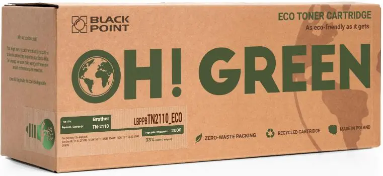 Toner Black Point OH! Green LBPPBTN2110 ECO (zamiennik TN-2110)