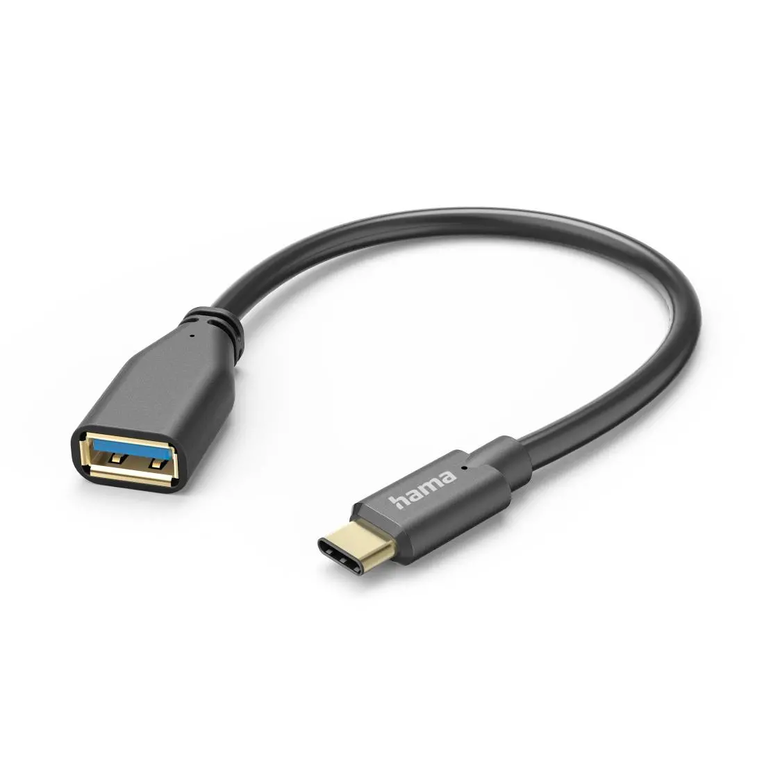 Adapter Hama OTG USB-C-USB Czarny