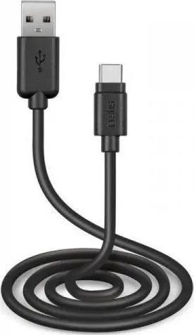 Kabel SBS USB-A do USB-C 3m Czarny