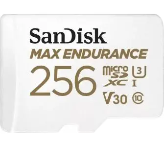 Karta pamięci SanDisk Max Endurance microSDXC 256GB Class 10 UHS-I/U3 V30