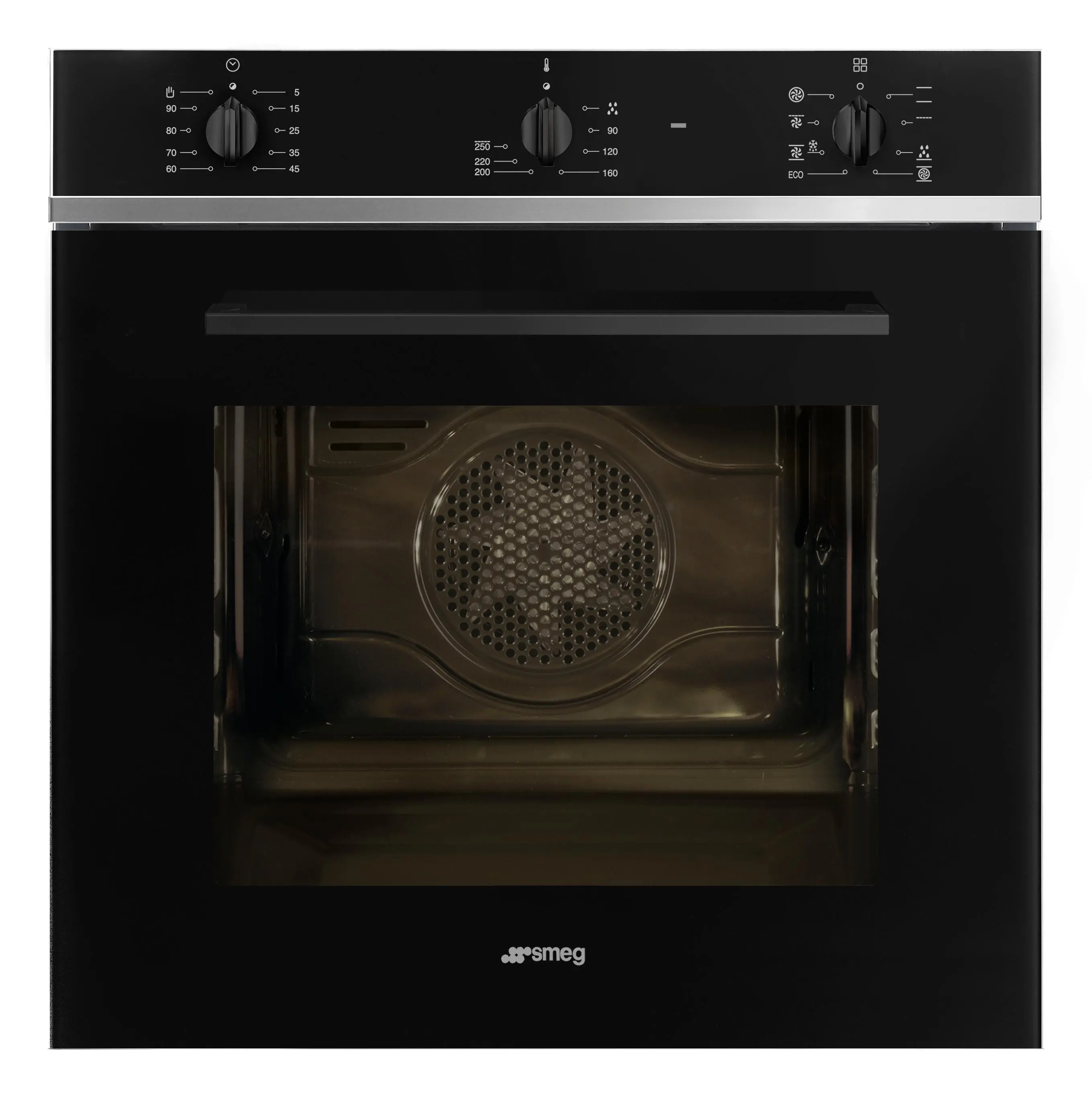 Piekarnik elektryczny Smeg Selezione SF64M3TB Termoobieg Czarny inox