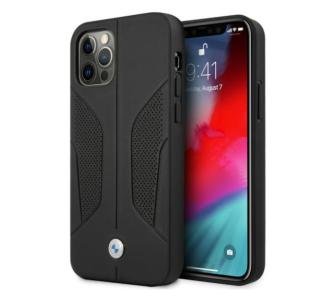 Etui BMW Leather Perforate Sides BMHCP12MRSCSK do iPhone 12 /12 Pro