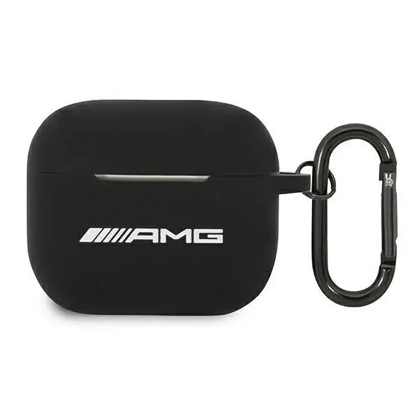 Etui na słuchawki Mercedes-Benz Silicone Big Logo AMA3RBK do AirPods 3 Czarny
