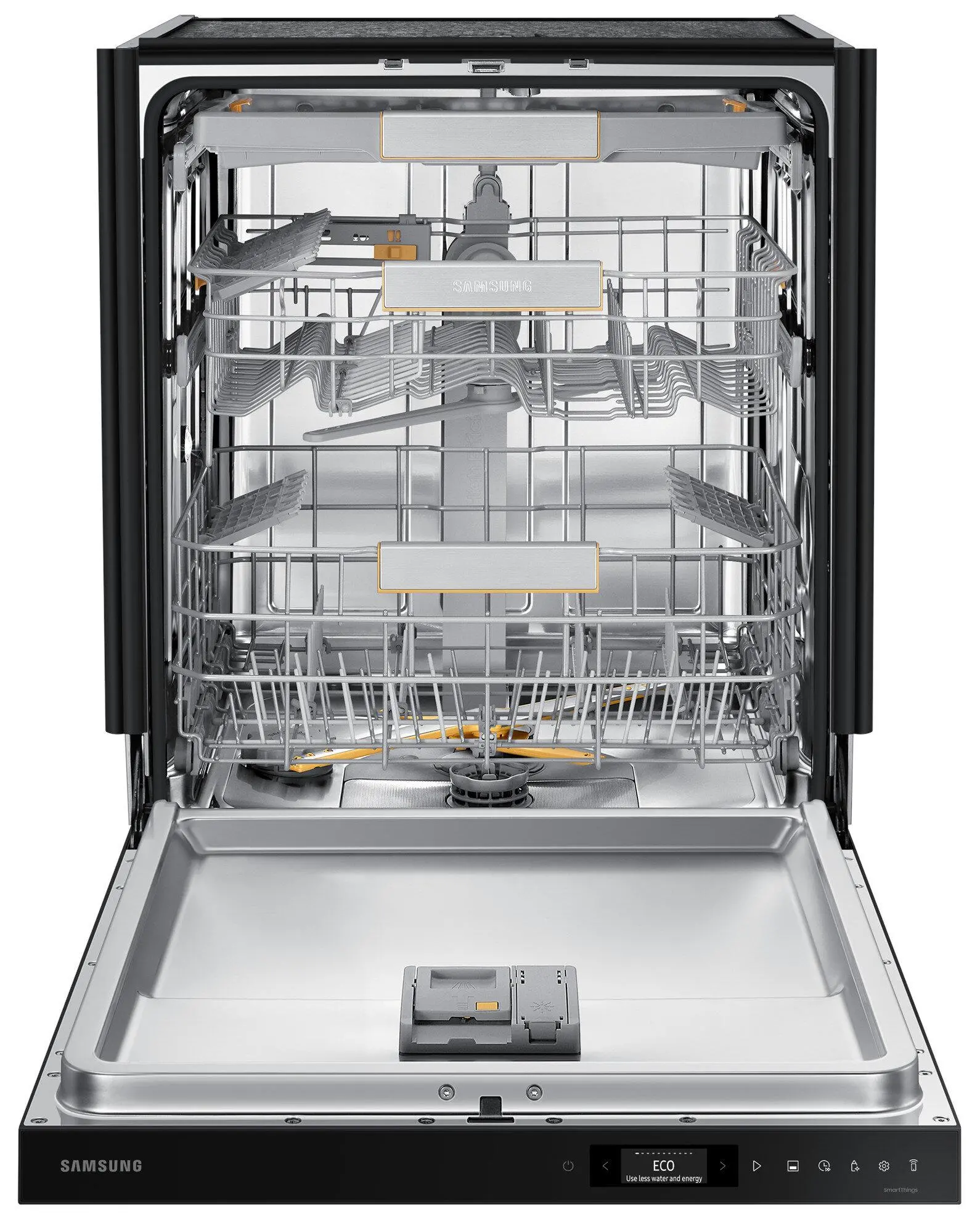 Zmywarka Samsung Bespoke DW60BB890UAPET 60cm Automatyczne otwieranie drzwi Szuflada na sztućce Zdalne sterowanie Bez panelu