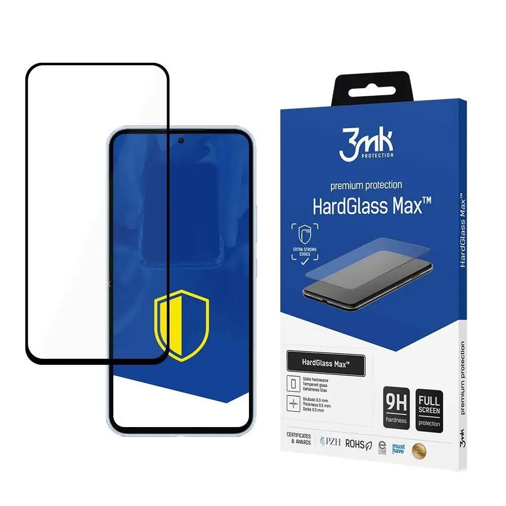 Szkło hartowane 3mk HardGlass Max do Samsung Galaxy A54 5G