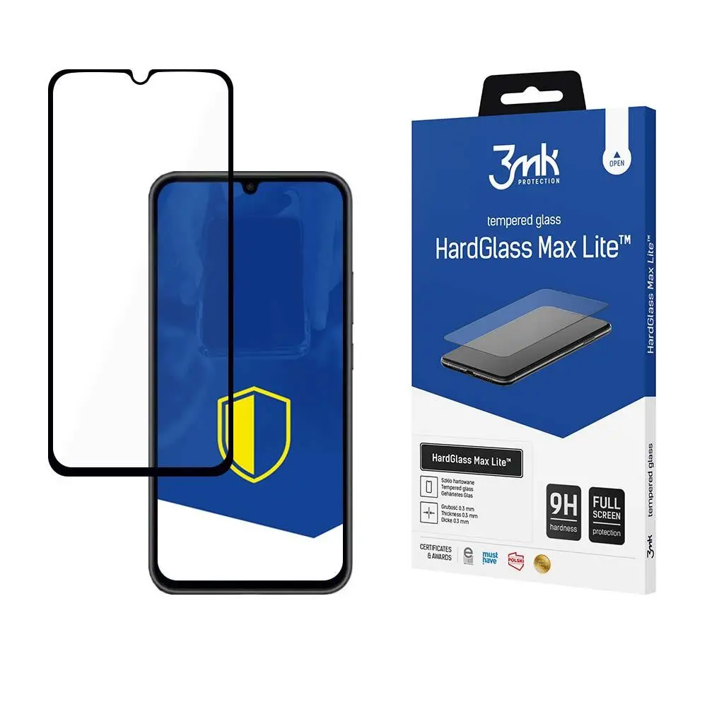 Szkło hartowane 3mk HardGlass Max Lite do Samsung Galaxy A34 5G