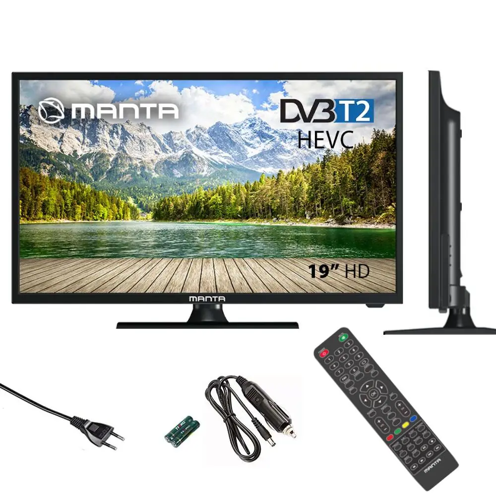 Telewizor Manta 19LHN123D 19" LED HD Ready 60Hz DVB-T2
