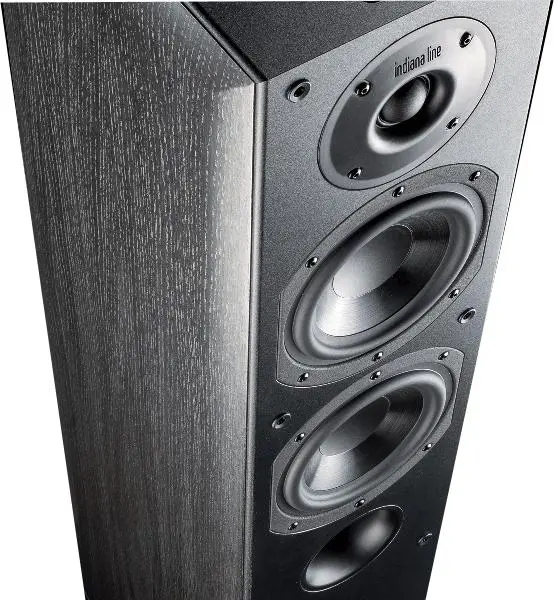 Zestaw stereo Yamaha MusicCast RX-V4A Czarny, Indiana Line Nota 550 X Czarny dąb
