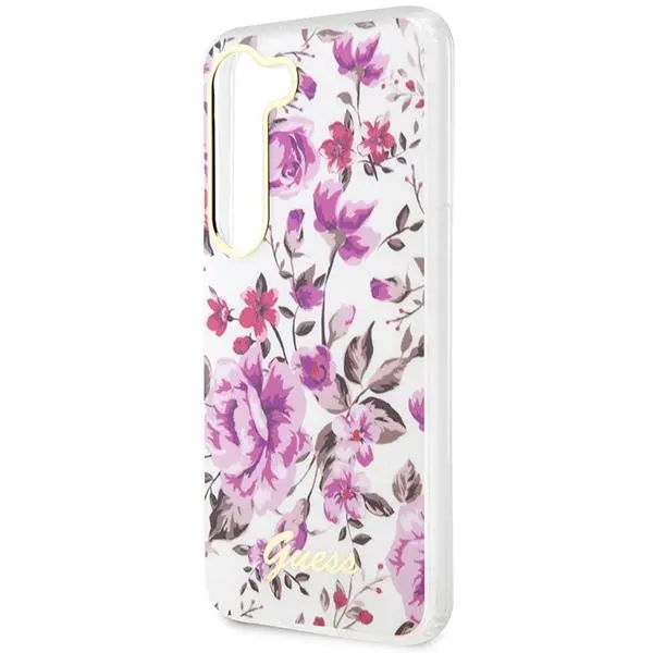 Etui Guess Flower Collection GUHCS23SHCFWST do Samsung Galaxy S23