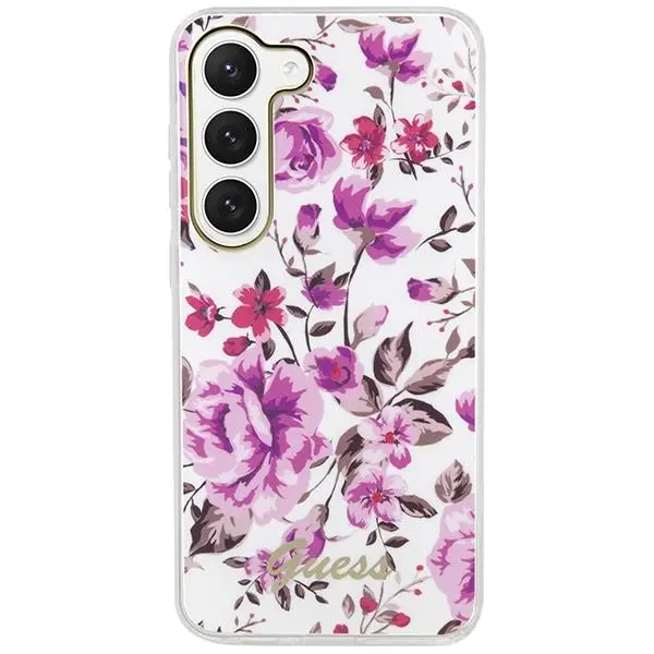 Etui Guess Flower Collection GUHCS23SHCFWST do Samsung Galaxy S23