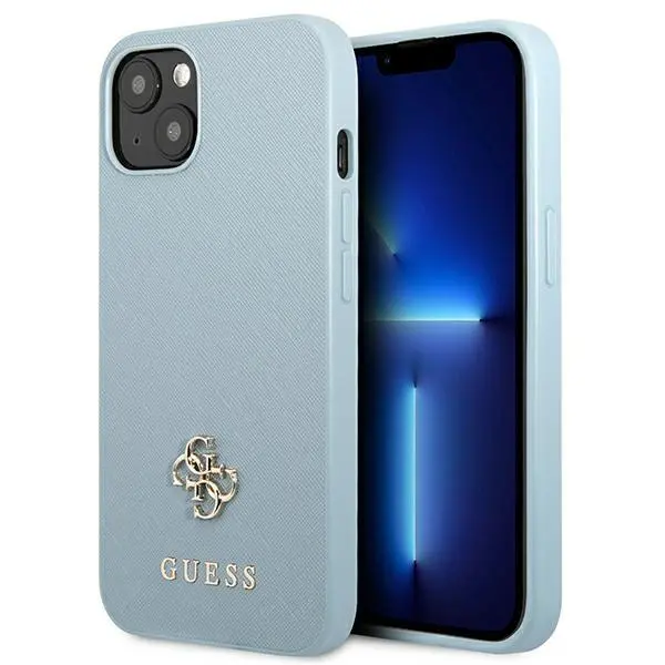 Etui Guess Saffiano 4G Small Metal Logo GUHCP13SPS4MB do iPhone 13 mini