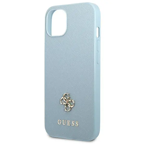 Etui Guess Saffiano 4G Small Metal Logo GUHCP13SPS4MB do iPhone 13 mini