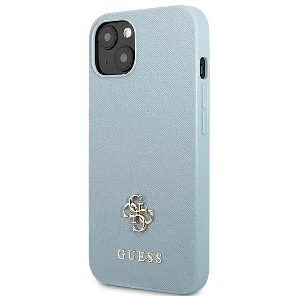 Etui Guess Saffiano 4G Small Metal Logo GUHCP13SPS4MB do iPhone 13 mini