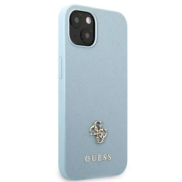 Etui Guess Saffiano 4G Small Metal Logo GUHCP13SPS4MB do iPhone 13 mini