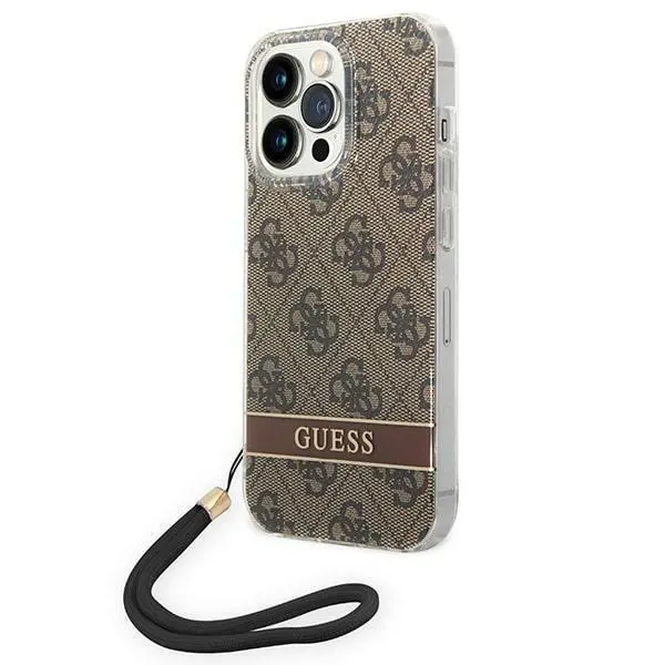 Etui Guess 4G Print Strap GUOHCP14XH4STW do iPhone 14 Pro Max