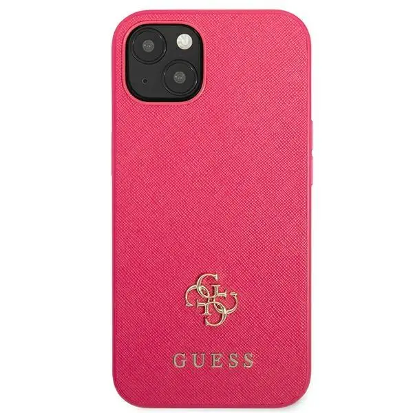 Etui Guess Saffiano 4G Small Metal Logo GUHCP13SPS4MF do iPhone 13 mini
