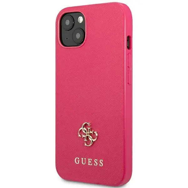Etui Guess Saffiano 4G Small Metal Logo GUHCP13SPS4MF do iPhone 13 mini