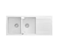 Quadron HQE11650U1_BS P2O Evan 121 Granitowy Biały/Stalowy