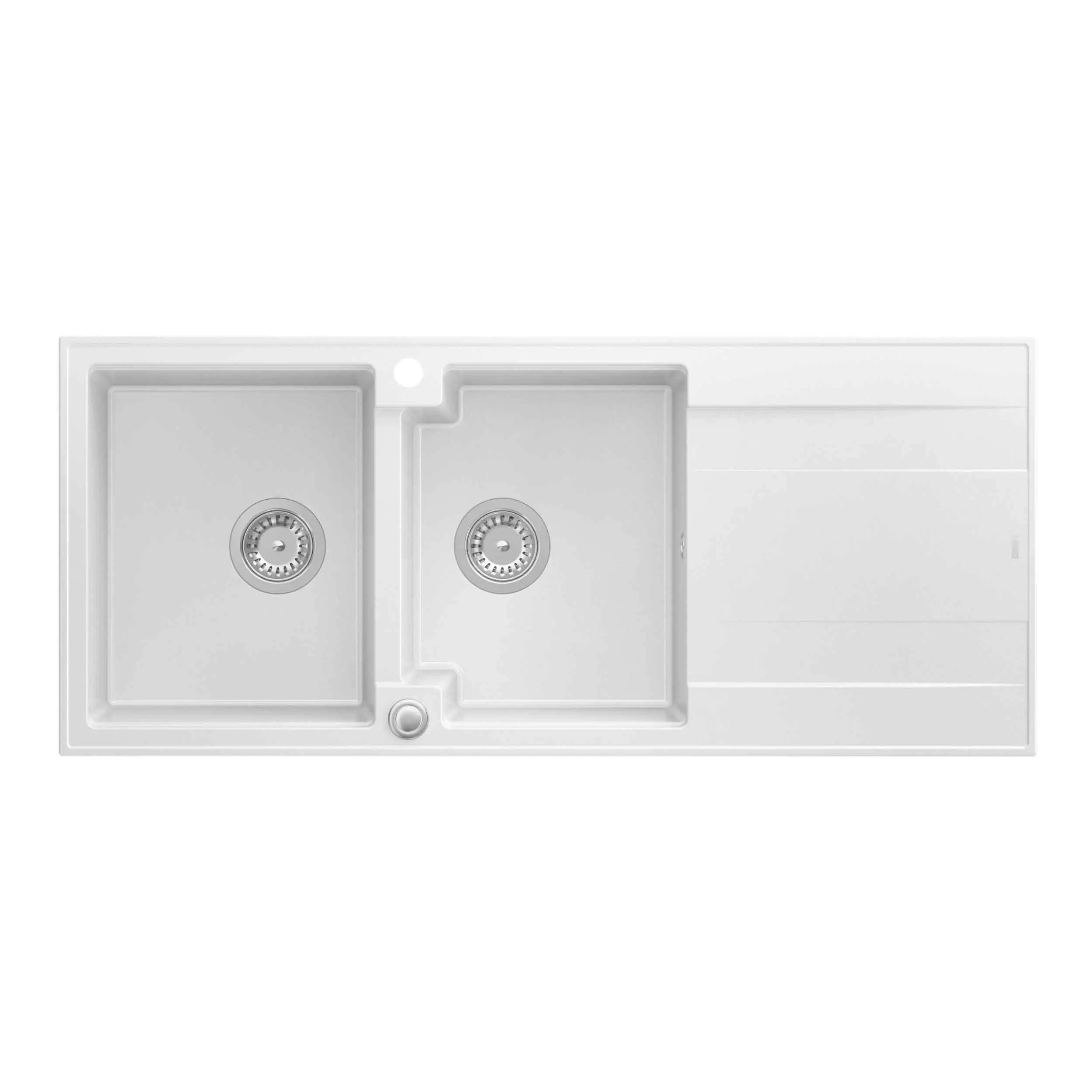 Quadron HQE11650U1_BS P2O Evan 121 Granitowy Biały/Stalowy