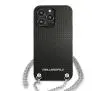 Etui Karl Lagerfeld Leather Textured and Chain KLHCP13LPMK do iPhone 13 Pro /13