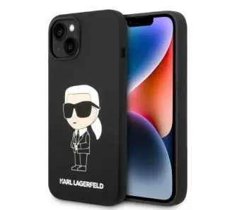 Etui Karl Lagerfeld Silicone Ikonik KLHCP14MSNIKBCK do iPhone 14 Plus
