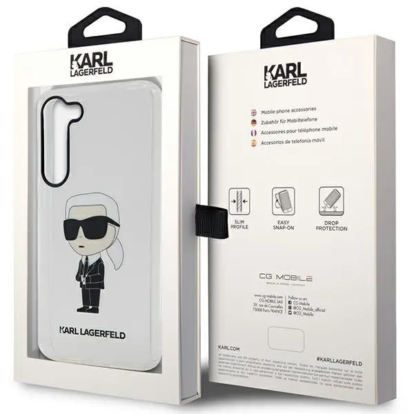 Etui Karl Lagerfeld Ikonik Karl KLHCS23SHNIKTCT do Samsung Galaxy S23