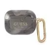 Etui na słuchawki Guess Marble Collection do AirPods Pro Czarno-biały