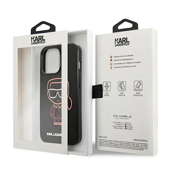 Etui Karl Lagerfeld Karl Ikonik Outline KLHCP13XTUOK do iPhone 13 Pro Max