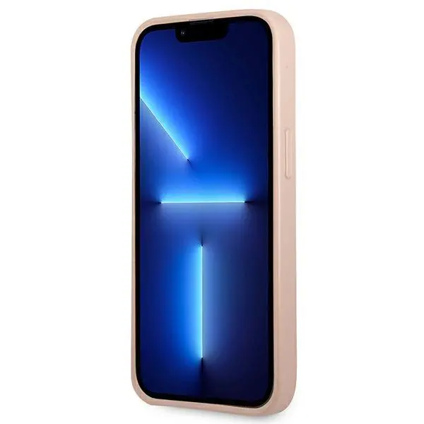 Etui Guess Saffiano Triangle Logo Cardslot GUHCP13XPSATPP do iPhone 13 Pro Max