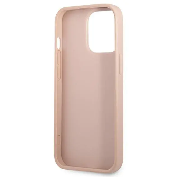 Etui Guess Saffiano Triangle Logo Cardslot GUHCP13XPSATPP do iPhone 13 Pro Max